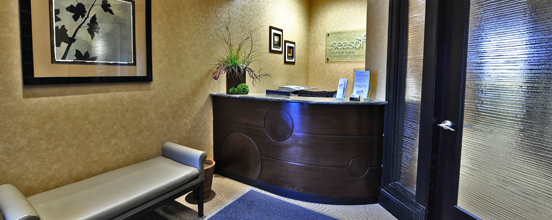 Arlington Heights dentist lobby